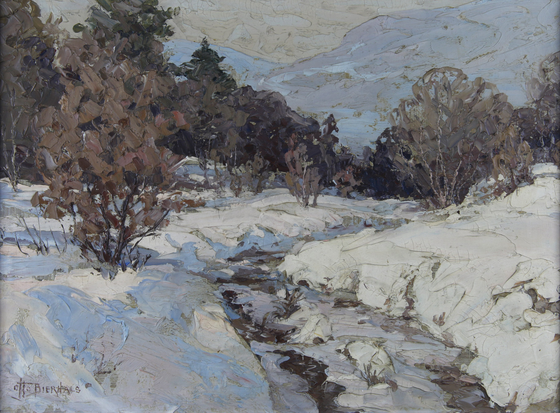 BIERHALS, Otto 'PAISAJE NEVADO' 