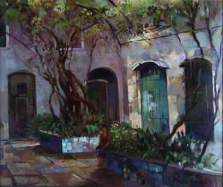Lote 184: BAIMA, Ruben 'PATIO DE SAN ISIDRO' 