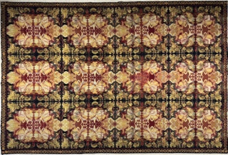 Lote 461: ALFOMBRA ASMARA NEEDLEPOINT DE LANA TEJIDA A MANO.  ALFOMBRA ASMARA NEEDLEPOINT DE LANA TEJIDA A MANO. 