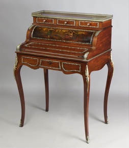 Lote 271: ANTIGUO ESCRITORIO FRANCES ESTILO LUIS XV PARA DAMA.  ANTIGUO ESCRITORIO FRANCES ESTILO LUIS XV PARA DAMA. 