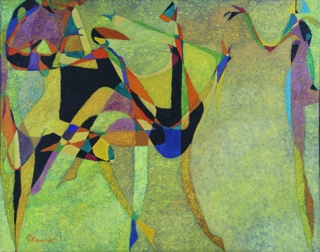 Lote 65: PLANCK, Carlos Reiner 'FIGURAS ABSTRACTAS' 