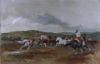 Lote 53: CASTELLS CAPURRO, Enrique 'BOLEANDO LA TROPILLA' 