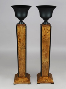 Lote 673: PAR DE LAMPARAS DIFUSORAS DE ESTILO ART DECO.  PAR DE LAMPARAS DIFUSORAS DE ESTILO ART DECO. 