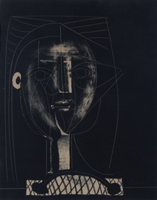 Lote 189: PICASSO, Pablo 'FIGURE NOIR' 