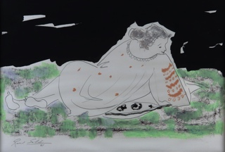 Lote 20: SOLDI, Raúl   'JOVEN RECOSTADA DE ESPALDAS' 