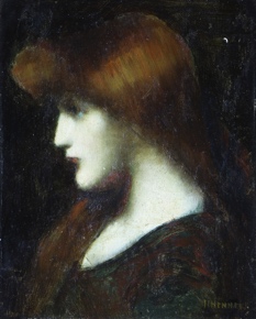 Lote 29: HENNER, Jean Jacques 'RETRATO DE PERFIL'