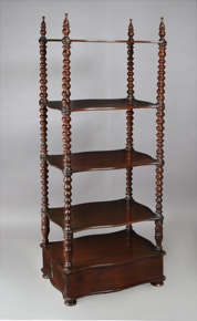 Lote 316: ANTIGUO MUEBLE ETAGERE INGLES VICTORIANO.  ANTIGUO MUEBLE ETAGERE INGLES VICTORIANO. 