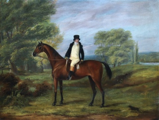 Lote 35: 'HOMBRE A CABALLO SOBRE UN PAISAJE'  'HOMBRE A CABALLO SOBRE UN PAISAJE' 