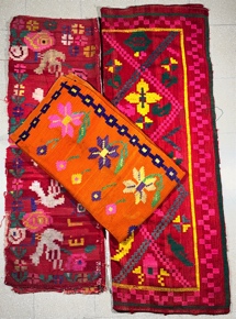 Lote 497: TRES SOBRECAMAS CRIOLLOS DE MEDIADOS DEL SIGLO XX.  TRES SOBRECAMAS CRIOLLOS DE MEDIADOS DEL SIGLO XX. 