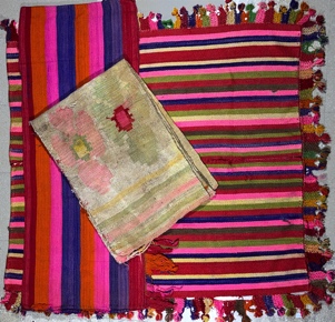 Lote 503: TRES SOBRECAMAS CRIOLLOS 'BAETON' MEDIADOS DEL SIGLO XX.  TRES SOBRECAMAS CRIOLLOS 'BAETON' MEDIADOS DEL SIGLO XX. 