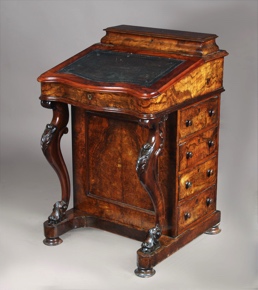 Lote 326: ANTIGUO ESCRITORIO INGLES DAVENPORT.  ANTIGUO ESCRITORIO INGLES DAVENPORT. 