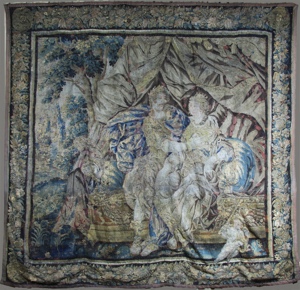 Lote 447: ANTIGUA TAPICERIA FLAMENCA DEL SIGLO XVII.  ANTIGUA TAPICERIA FLAMENCA DEL SIGLO XVII. 